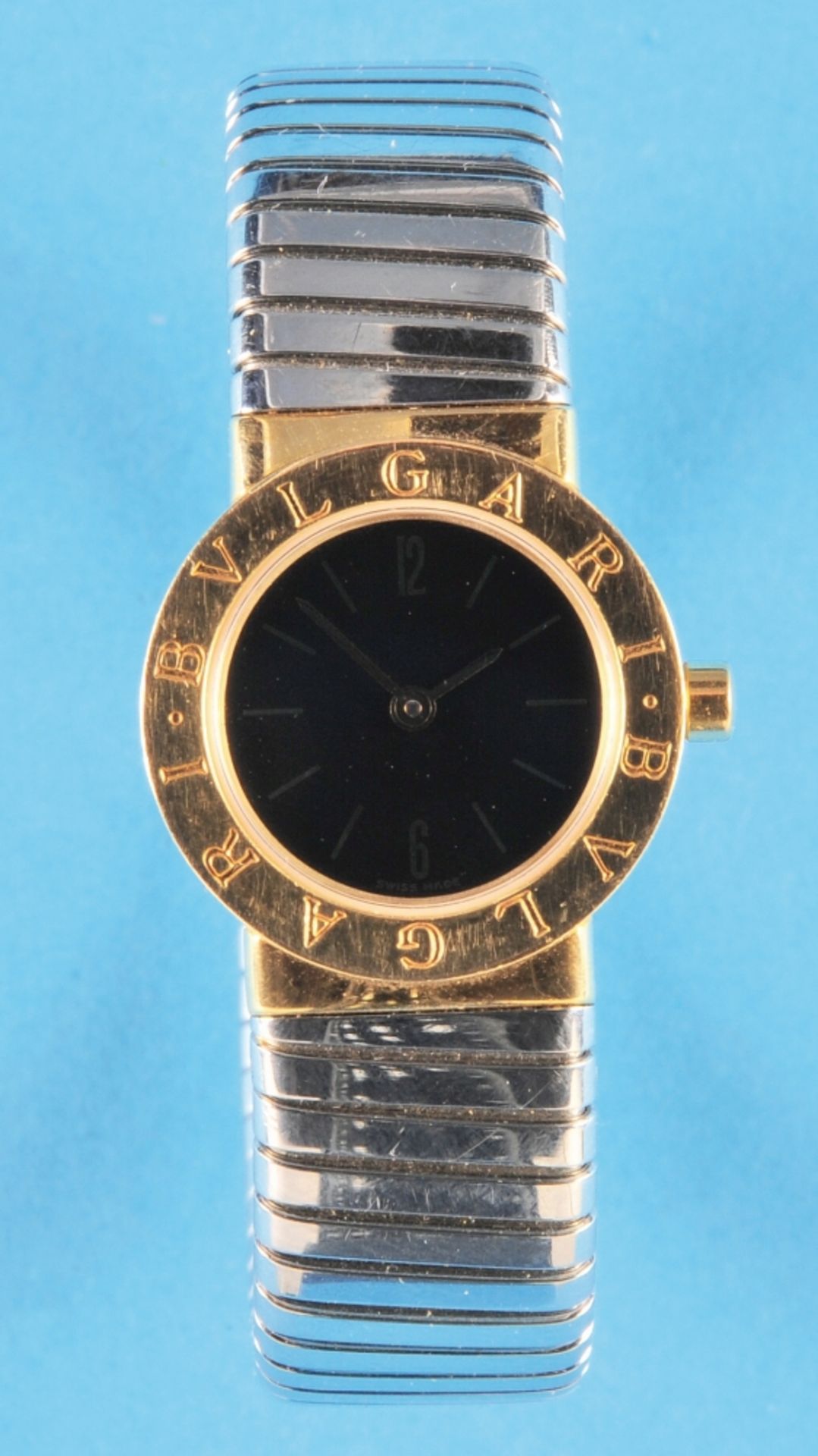 Bulgari BB 23 2T 18-carat gold ladies' wristwatch with steel/gold clasp bracelet,