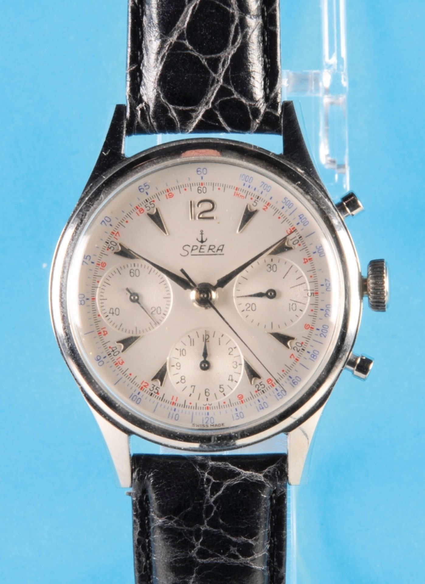 Spera "Extra" wristwatch chronograph with 30-minute and 12-hour counter, reference counter, referenc