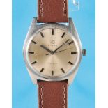 Omega wristwatch with center seconds, reference 135.041, cal. 601, circa 1970,