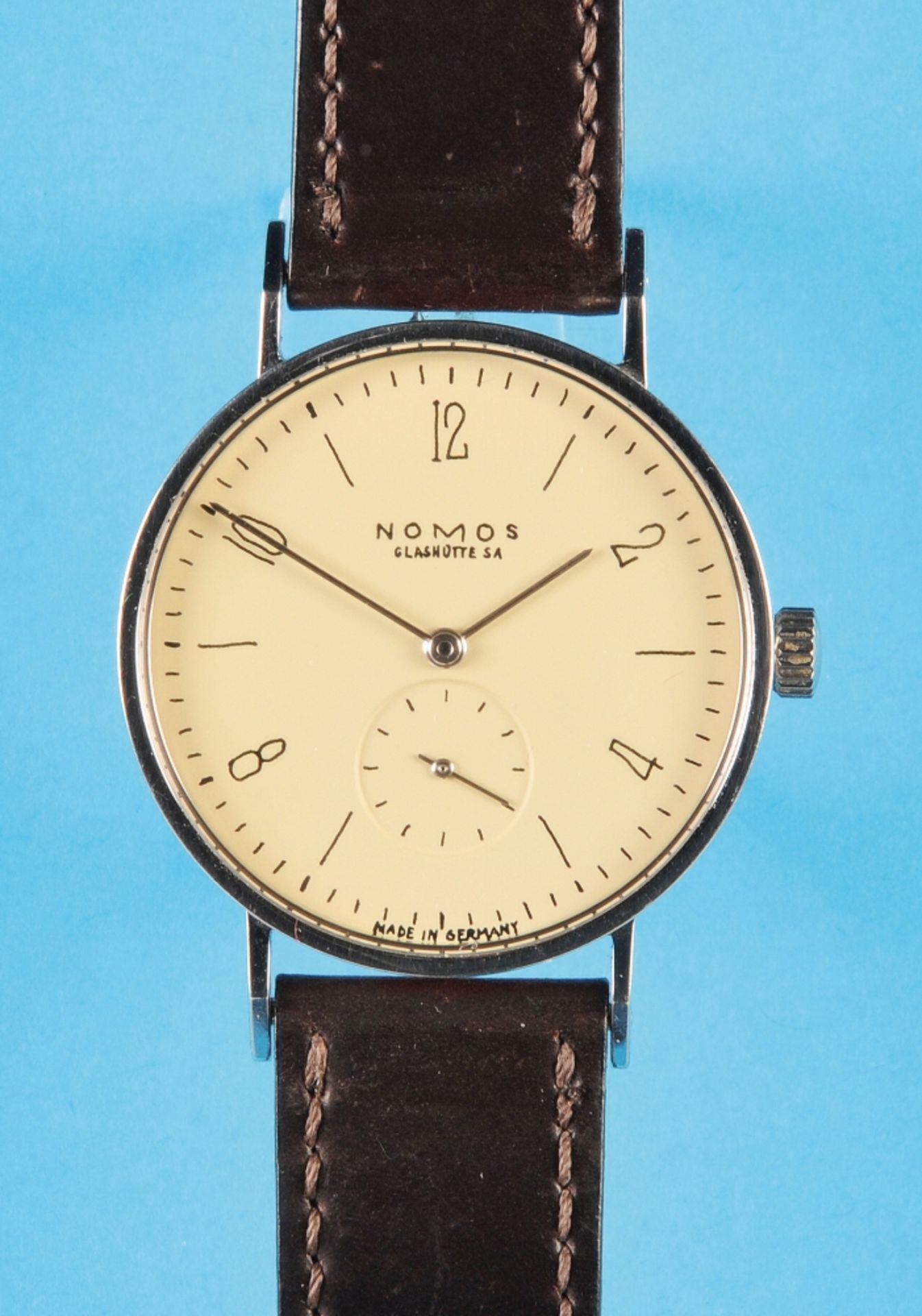 Nomos, Glashütte, "Tangente", 100 years of Wempe Chronometerwerke, limited edition of 100 pieces, T