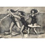 Böttcher, Manfred - (Drei Frauen am Strand)