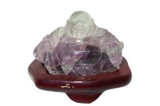 Buddha in amethyst