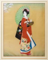 Geisha in traditional dress, Early 20th century