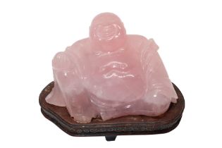 Rose quartz Buddha