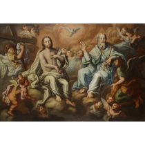 The Trinity and Zephyrs, Southern painter of the 18th century