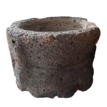 Lava stone jar, Sicily, 14th century