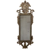 Mecca gilded wooden mirror with cymatium, 18th century