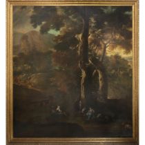 Alessandro Magnasco (Genova 1667-1749) - Landscape with characters