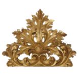 Fragment of gilded wood frieze, 18th century