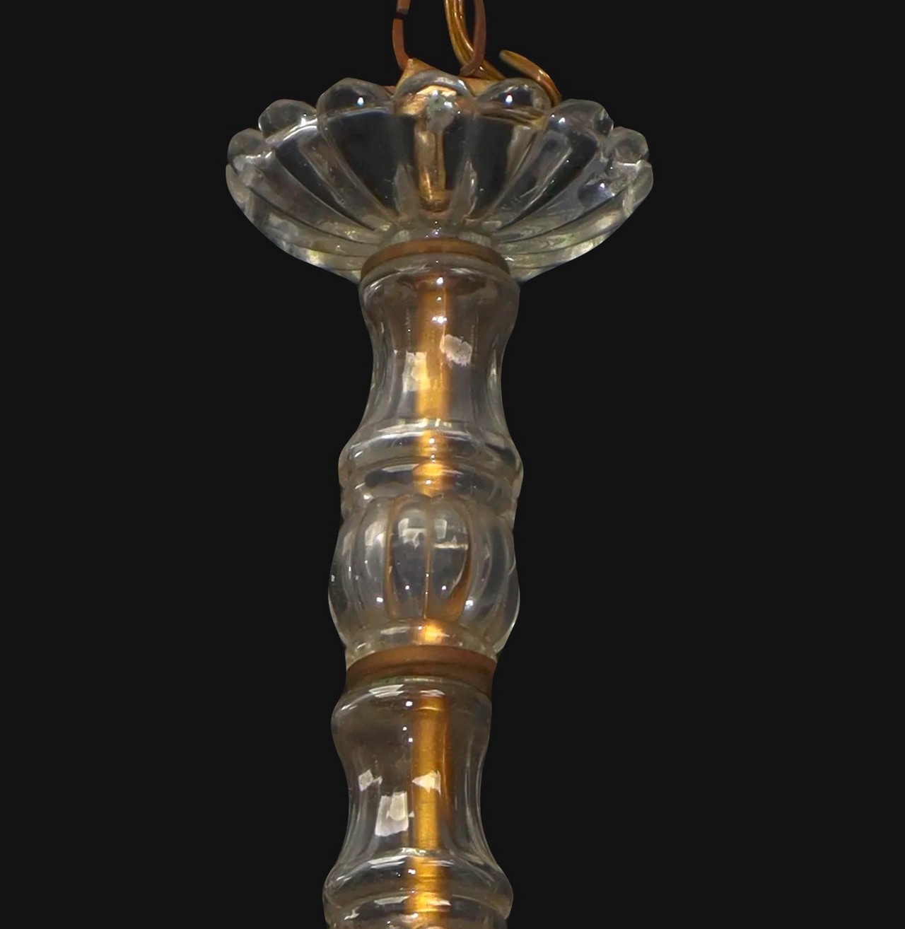 Maria Teresa chandelier with 5 lights in Murano glass, 20th century - Image 3 of 3