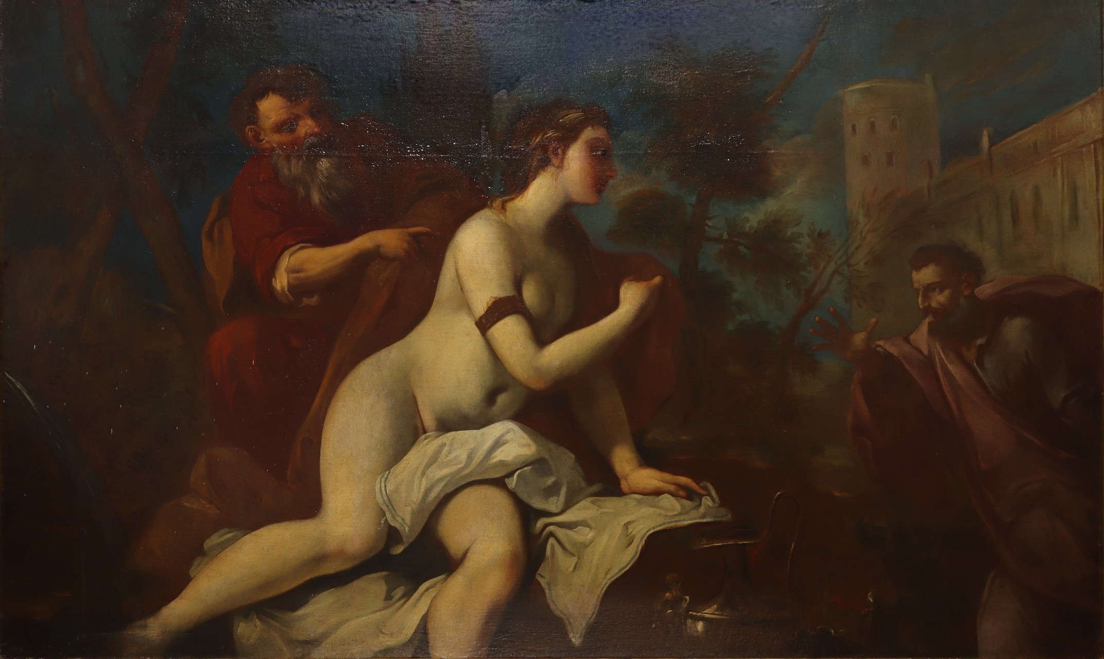 Antonio Bellucci (allegedly by) (Pieve di Soligo 1654-Pieve di Soligo 1726) - Susanna and the Elder - Image 3 of 6