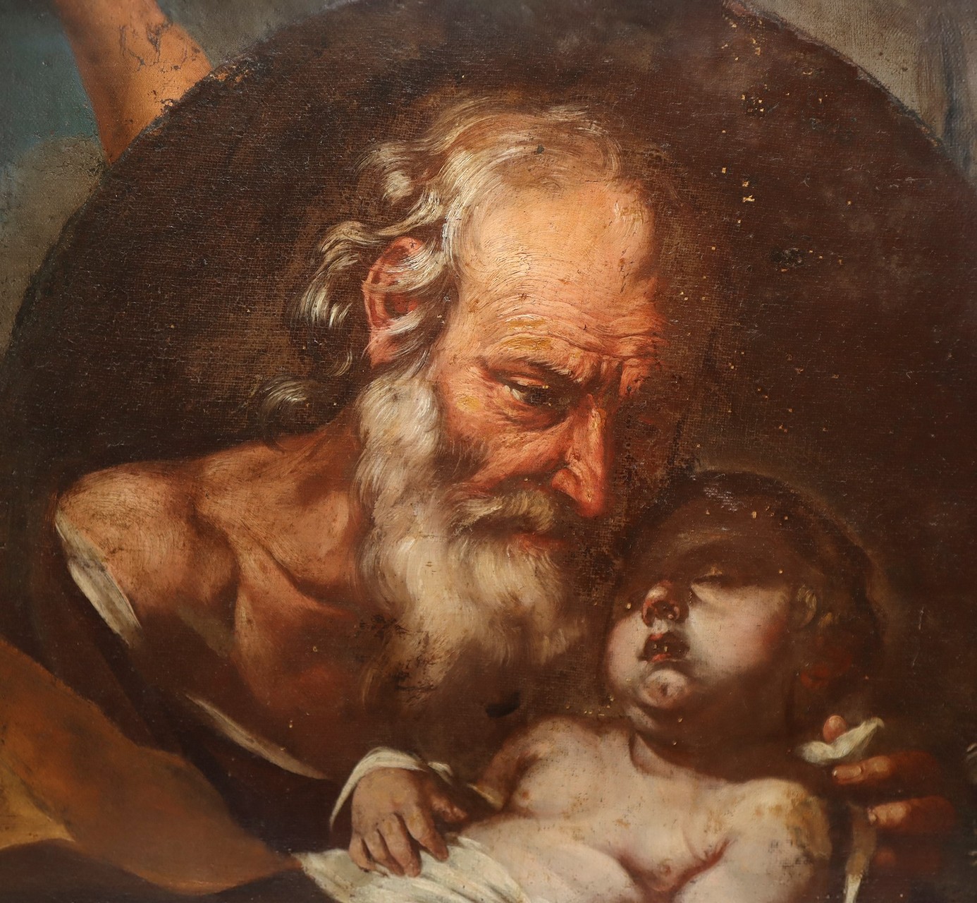 Saint Joseph with Child, 17th century painter - Image 4 of 5