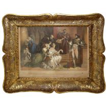 Gilded wooden tray frame, nineteenth century