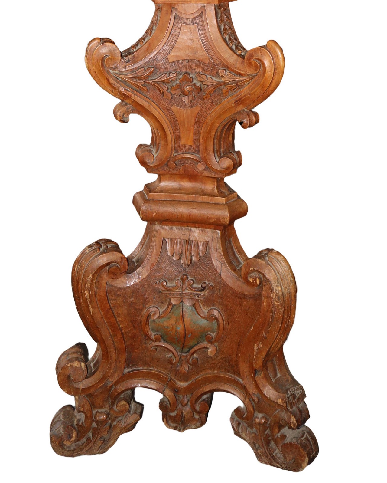 Large carved wooden twister, Late 18th century - Image 3 of 3