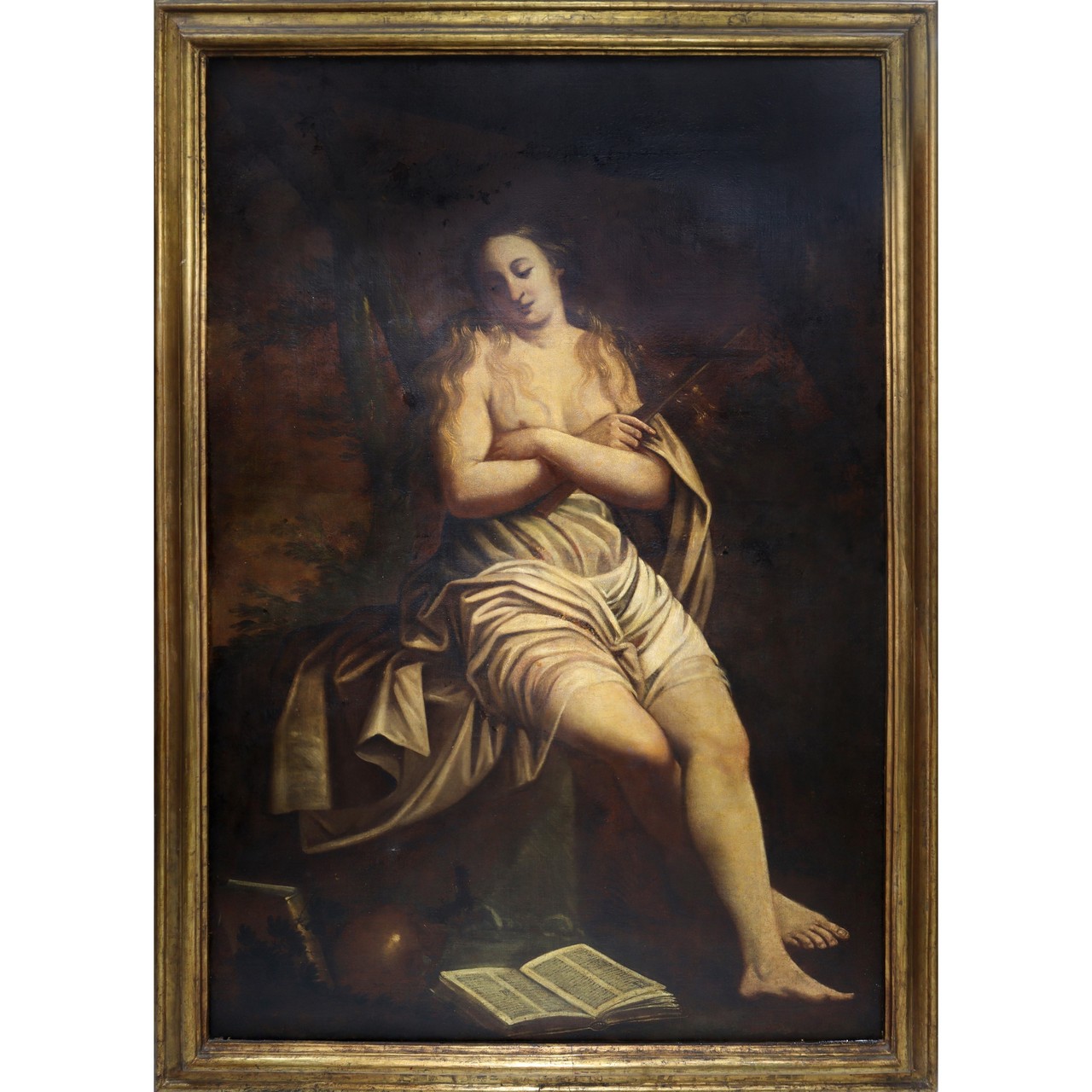 Oronzo Malinconico (Napoli 1661-1709) - Penitent Magdalene, 17th century - Image 2 of 5