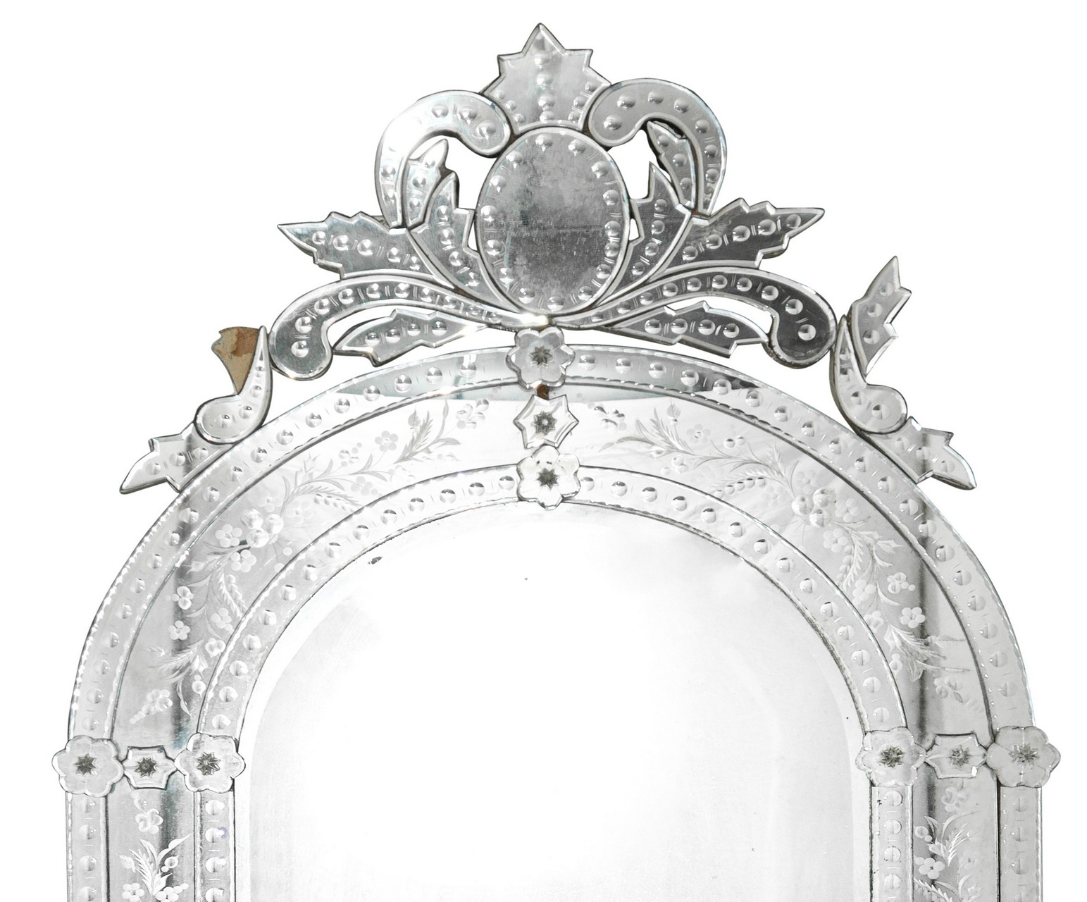 Murano glass mirror, 20th century - Image 3 of 4