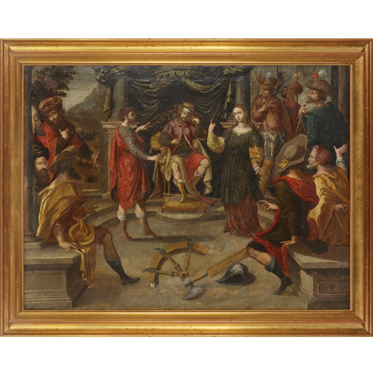 Martyrdom of Saint Catherine of Alexandria, Painter of the late 18th/19th century - Image 2 of 4