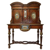 Two-body mobile cabinet, Napoleon III, France 19th century