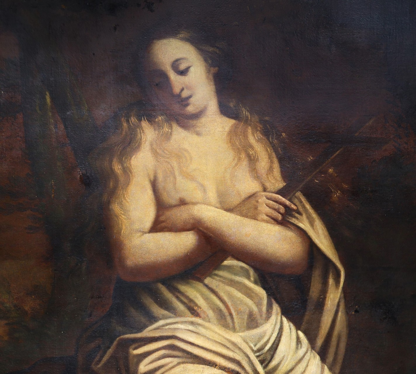 Oronzo Malinconico (Napoli 1661-1709) - Penitent Magdalene, 17th century - Image 3 of 5