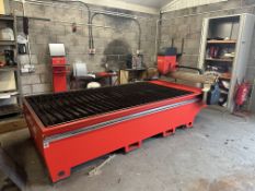 2021 Swift Cut Pro 2500 WT Plasma CNC Table 2.5m x 1.25m, 240V with Console & 2021 Hypotherm