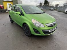 2013 Vauxhall Corsa Eco flex, Engine Size: 998cc, Date of First Registration: 29 June 2013,