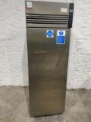 Foster EP700L Single Door Mobile Upright Stainless Steel Commercial Freezer 230V, 700 x 820 x