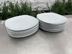 15no. Wade Porcelain Rectangle Plates