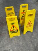 4no. Wet Floor Signage Styles Vary