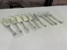 Boxed & Unused 10no. 12 Pack Of Cutlery Comprising; Table Forks, Table Knifes, Dessert Spoons,