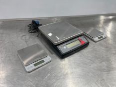 3no. Various Digital Scales as Lotted