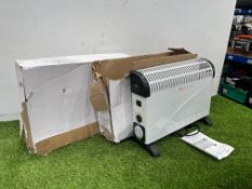 2no. 2kW Convection Heater With Timer 240v
