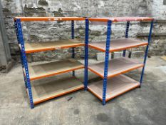 2no. 4 Tier Boltless Racking Approx. 920 x 460 x 1240mm