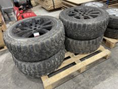 4no.Used Alloy Wheels & Tyres 275/55R20, Please Note: to Fit Range Rover Sport