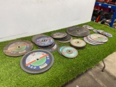 Approximately 35no. Various Disc Cutting Blades as Lotted