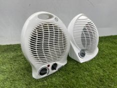 2no. Various Electrical Fan Heaters 240v as Lotted