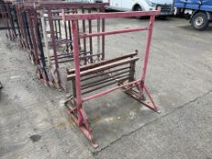 3no. Various Adjustable Steel Builders Trestles as Lotted
