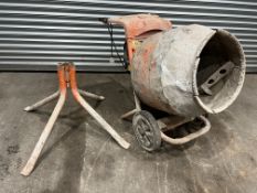Belle M16B Cement Mixer, 240v, Complete With Legs