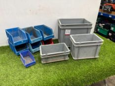 Quantity of Various Plastic Containers as Lotted