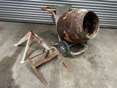 Belle Cement Mixer, 240V, Complete With Legs