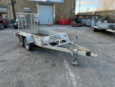 Indespension Twin Axle Plant Trailer, 1260 x 2500mm Bed Size. Please Note: There is NO VAT on the