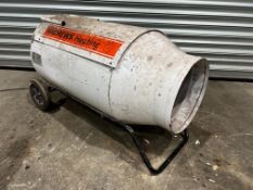 Andrews G260 LPG Fuelled 260,000 BTU Space Heater, Note: Wheel Requires Re-attaching