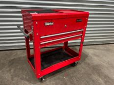 Clarke Steel Mobile Trolley With Top Mounted Storage, 700 x 380 x 820mm