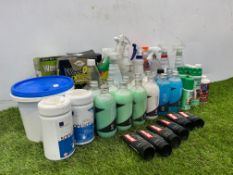 Quantity of Cleaning Products Comprising, Car Shampoo, Sani Wipes, Motul Hand Cleaner & Various