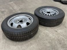 2no. Various Tyres & Rims Comprising, Goodyear Cargo Vector 215/60R17C & Land Sail 235/65R16C