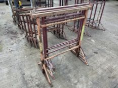 4no. Adjustable Steel Builders Trestles Approx. 1m