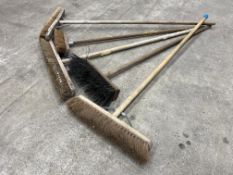 5no. Various Sweeping Brushes as Lotted