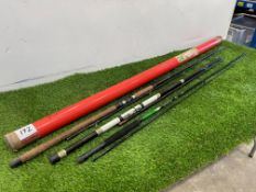 3no. Various Fishing Rods as Lotted, Please Note: No VAT on Hammer Price