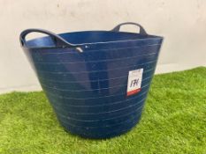 Plastic Tub Bin as Lotted, Please Note: No VAT on Hammer Price