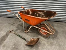 Belle Wheel Barrow with Solid Tyre & Shovel