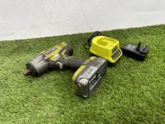 Ryobi R18IW3 18v Cordless Impact Wrench & Charger